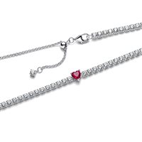 Collana Pandora Donna in Argento Zirconia 393549C01-40 - 393549C01-40